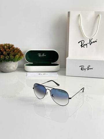 Rayban_n Aviator Black Blue DC