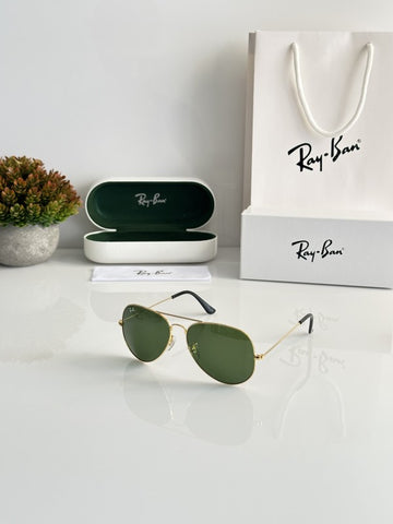 Rayban_n Aviator Gold Green