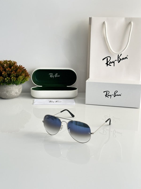 Rayban_n Aviator Silver Blue DC