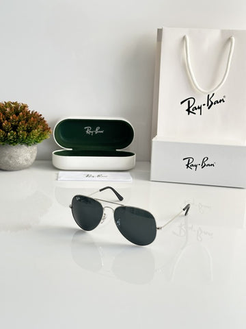 Rayban_n Aviator Silver Black