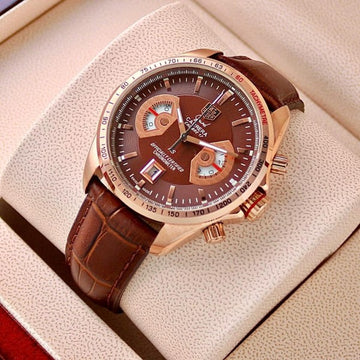 Tag_heuer carrera calibre 17 Brown