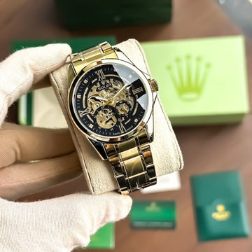 Rolex_Automatic_Gold_Black_New_Model