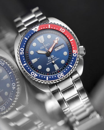 Seiko Prospex Diver Srpc95 Blue&Red