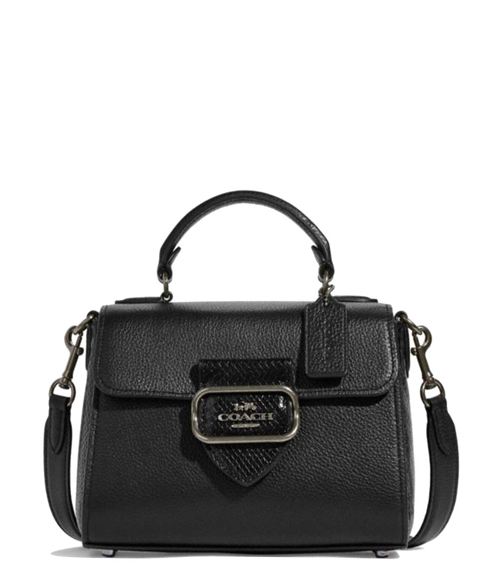 Coac_h Black Morgan Mini Satchel