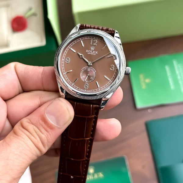 ROLE_X SILVER BROWN WATCH