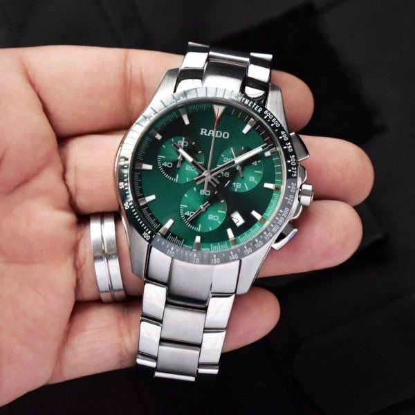 Rad_o Hyperchrome Chronograph Steel-Green