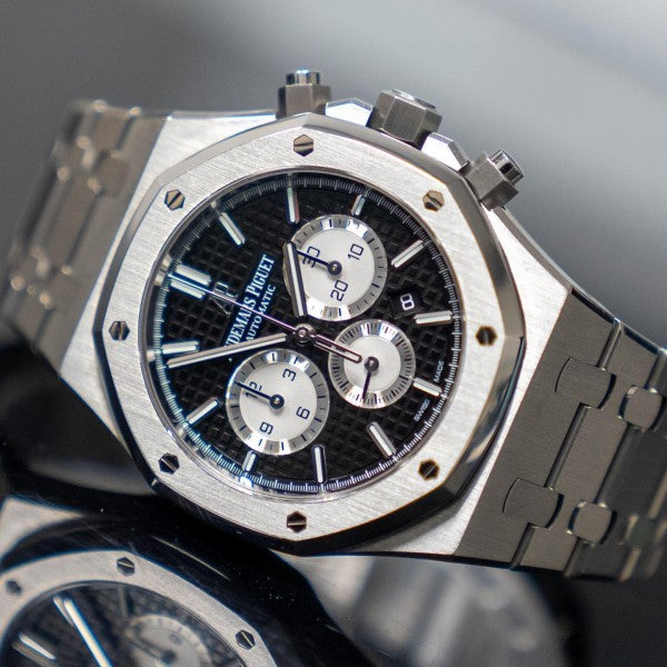 Audemars_piguet Royal Oak chronograph Steel-Black