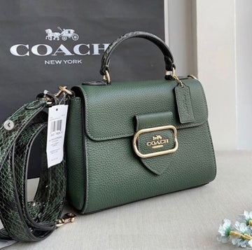 Coac_h Black Morgan Mini Satchel