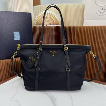 Prad_a Tessuto Saffiano Top Zip Tote Bag With Dust Bag&nbsp;