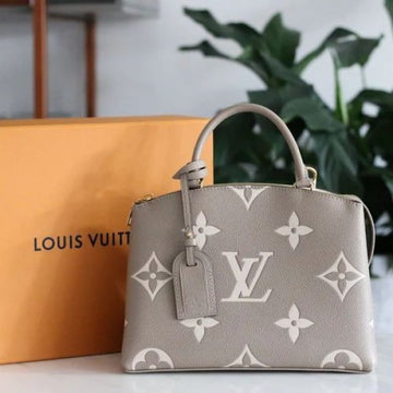 Loui_s Vuitto_n Petit Palais Leather Tote Bag With Double OG Magnetic Box & Dust Bag