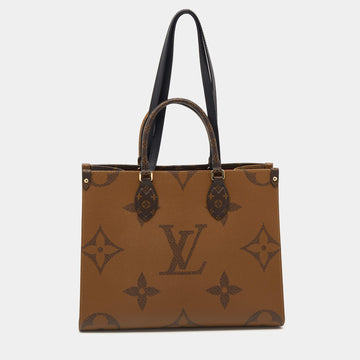 Loui_s Vuitto_n Monogram Reverse Giant Canvas Onthego MM Bag